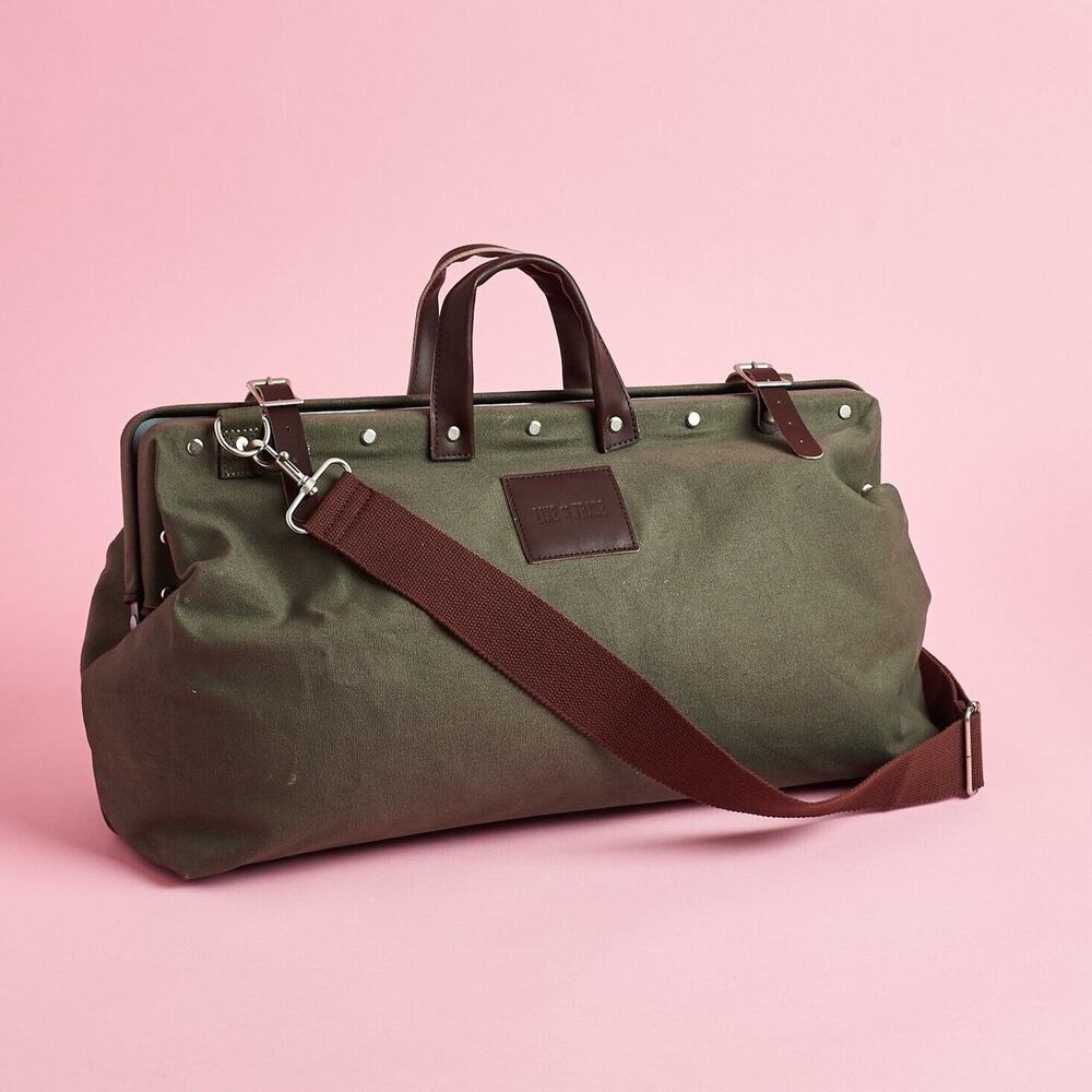 Bespoke Post • Weekender Bag • Heavy Duty Canvas • Cross-Posted • Firm